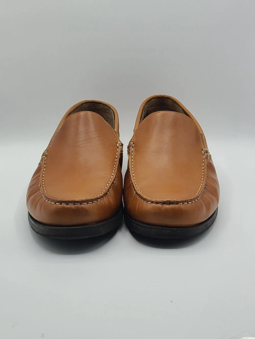 Rockport Tan Leather Slip-on Loafers 11 Wide